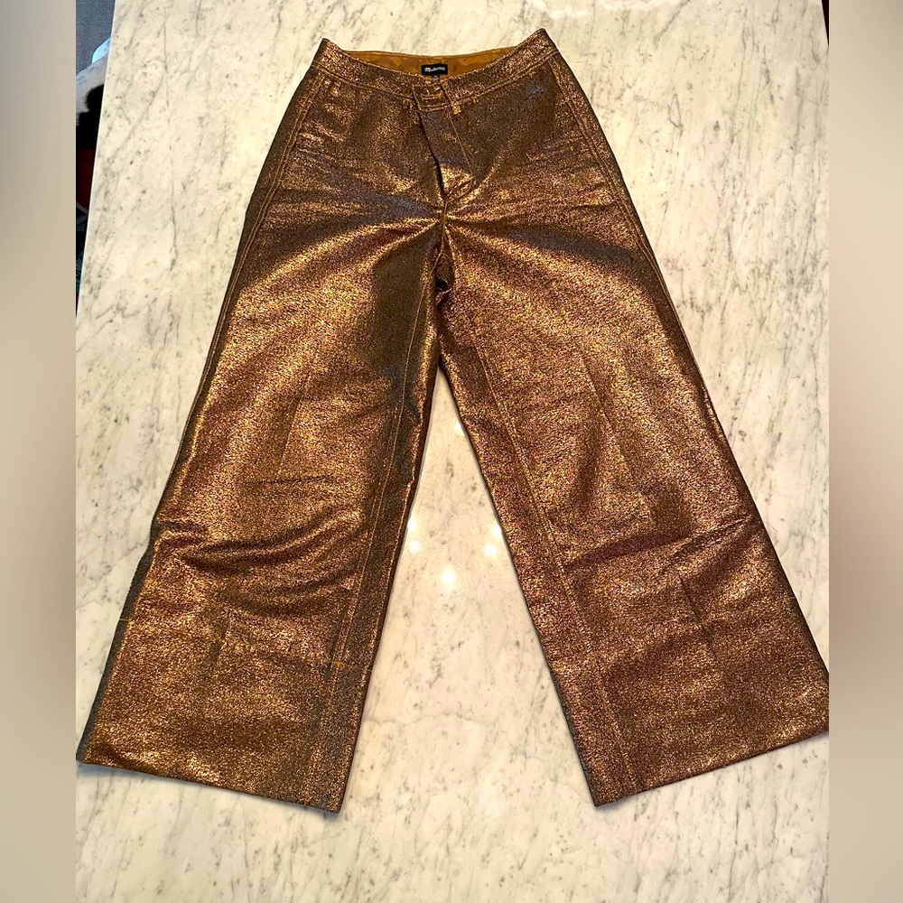 Madewell wide leg. Cropped pant